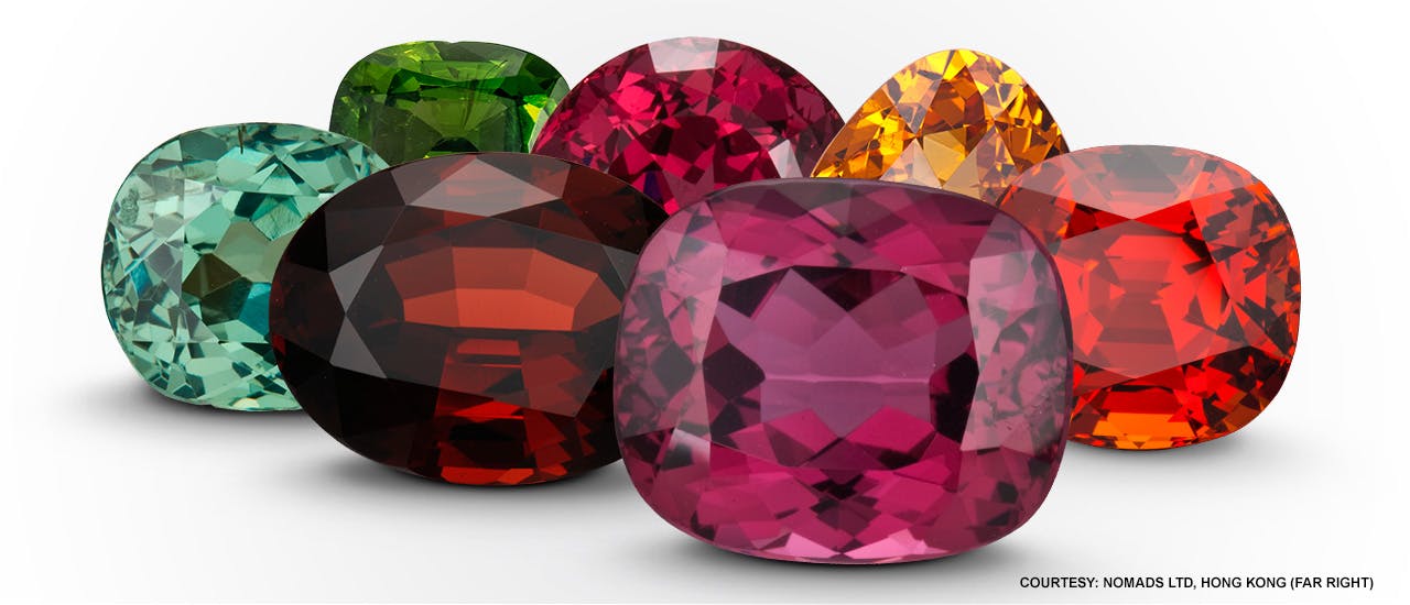 garnet is what color