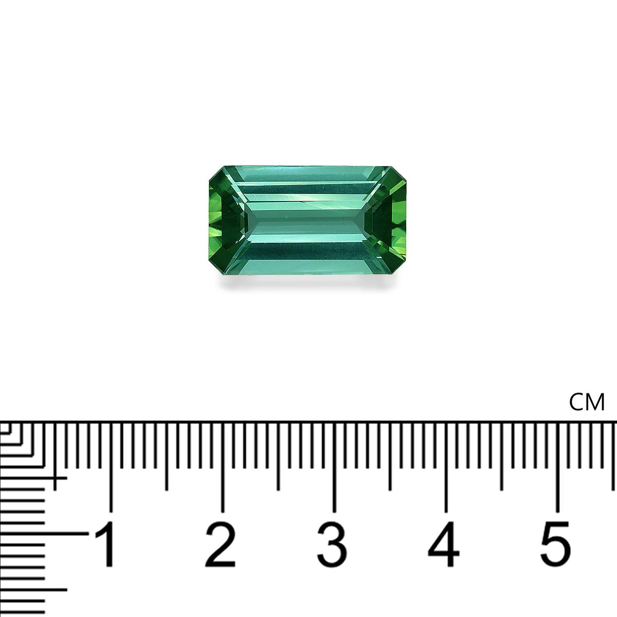 TG0681 10.78ct Seafoam Green Tourmaline Scissor Cut 136 per carat